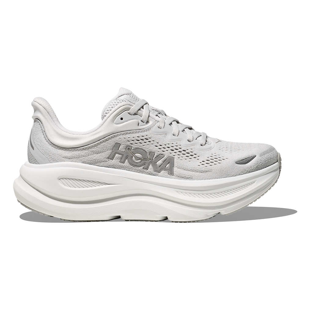 Hoka Bondi 9 Stardust - Silver — Stardust - Silver — Size B — Width 4 — Front View