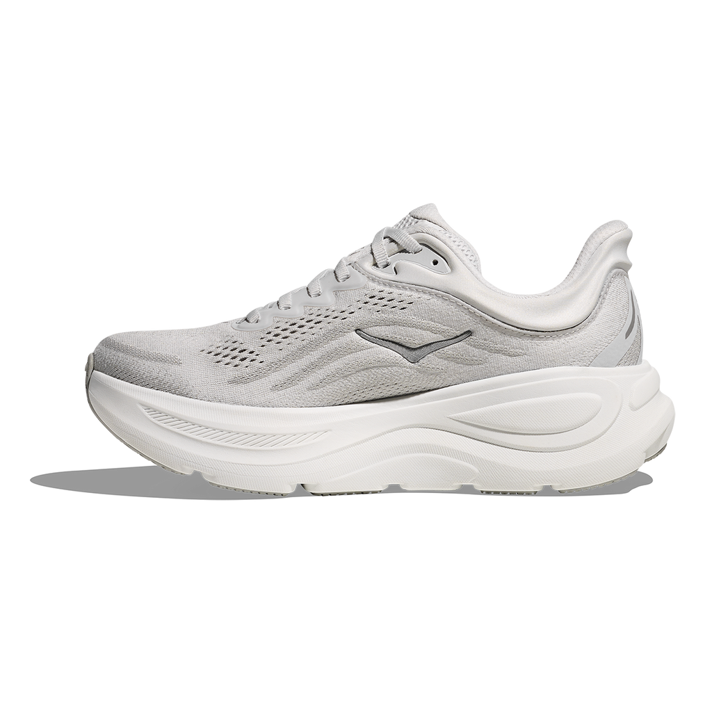 Hoka Bondi 9 Stardust - Silver — Stardust - Silver — Size B — Width 4 — Side View