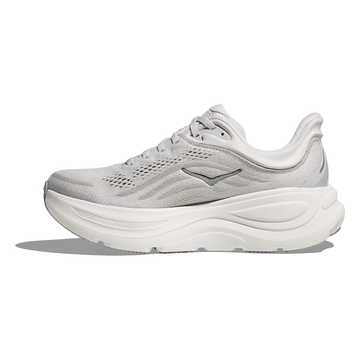 Hoka Bondi 9 Stardust - Silver — Stardust - Silver — Size B — Width 4 — Side View