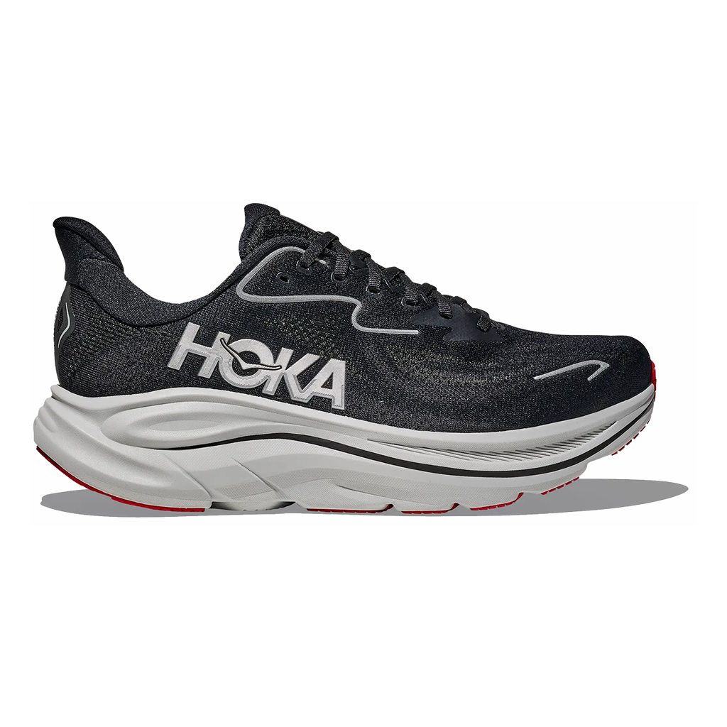 Hoka Clifton 10 — Black - White — Size D — Width 7 — Alternate View 93