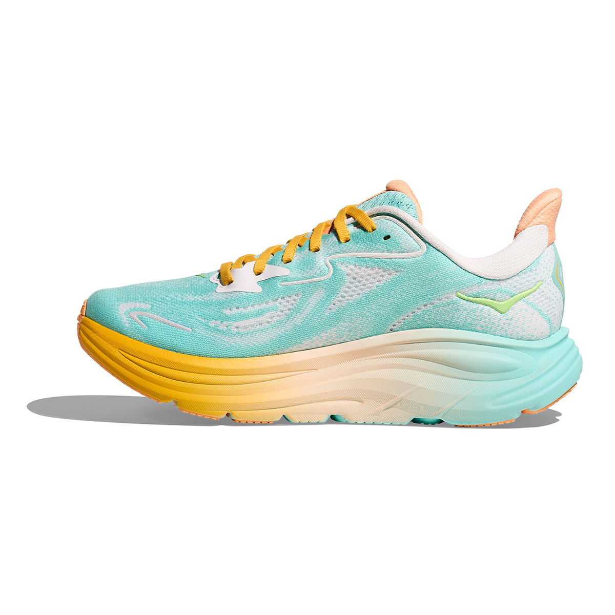 Hoka Clifton 10 — Black - White — Size D — Width 7 — Alternate View 38