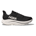 Hoka Clifton 10 — Black - White — Size D — Width 7 — Front View