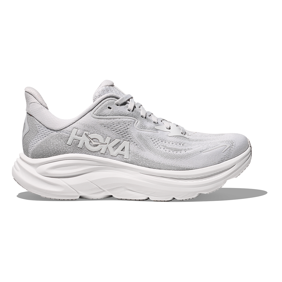 Hoka Clifton 10 — White - White — Size B — Width 4 — Alternate View 45