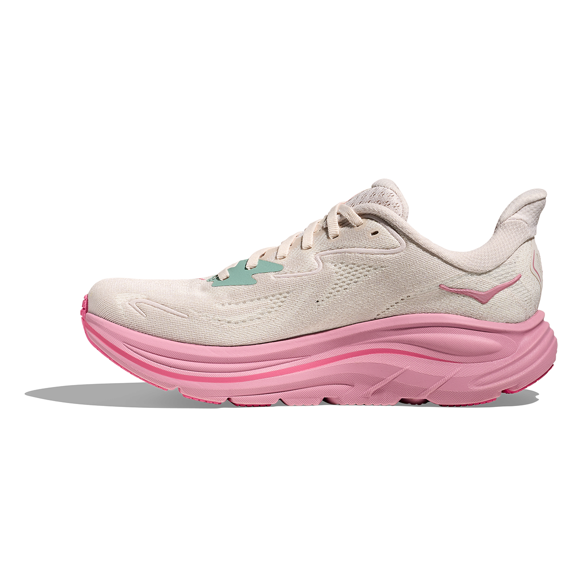 Hoka Clifton 10 Big Kids — Alpine Blue - Foggy Night — Size Y — Width 3.5 — Detail View