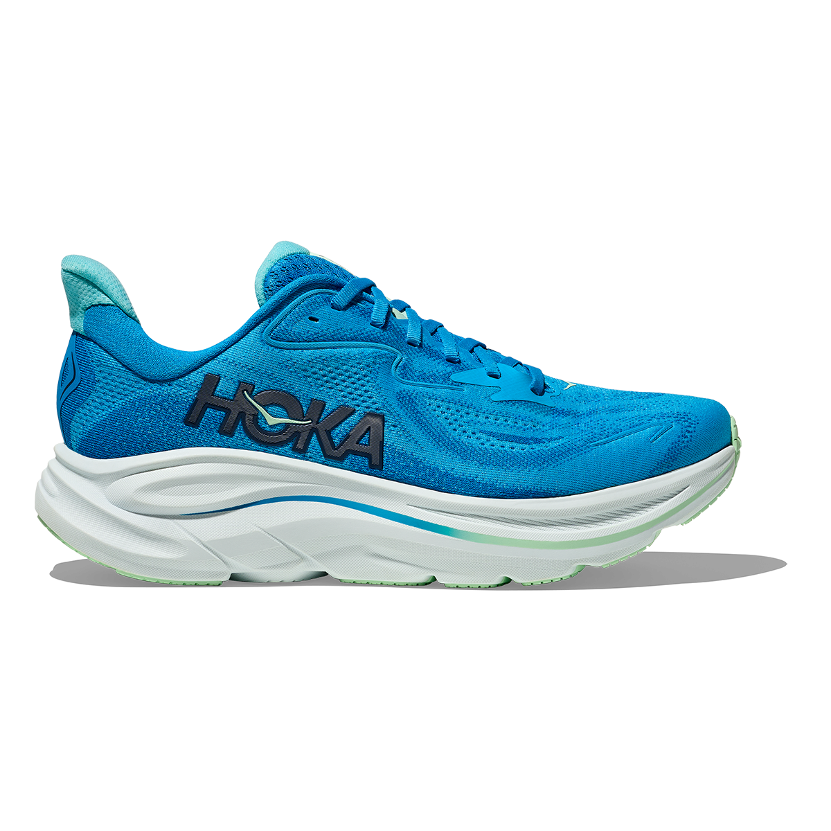 Hoka Clifton 10 — Black - White — Size D — Width 7 — Alternate View 9