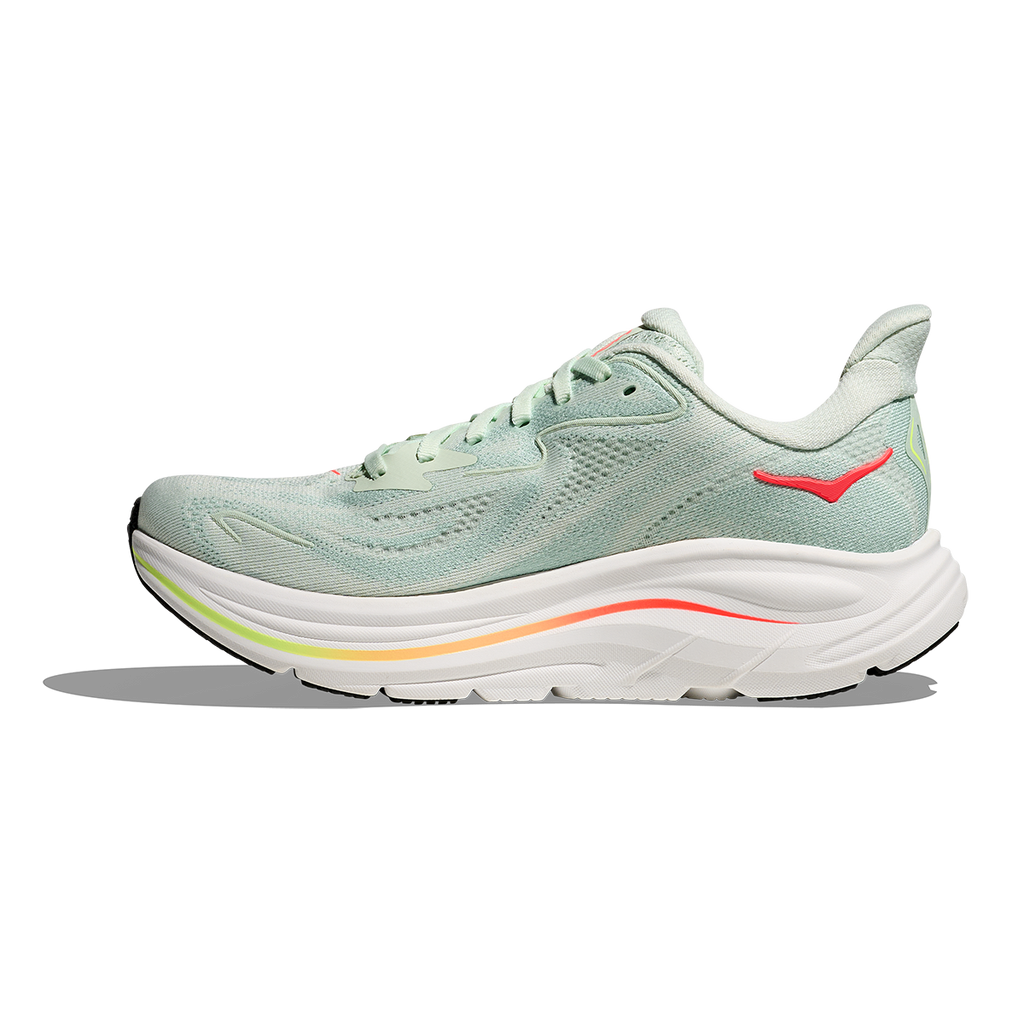 Hoka Clifton 10 — White - White — Size B — Width 4 — Lifestyle View
