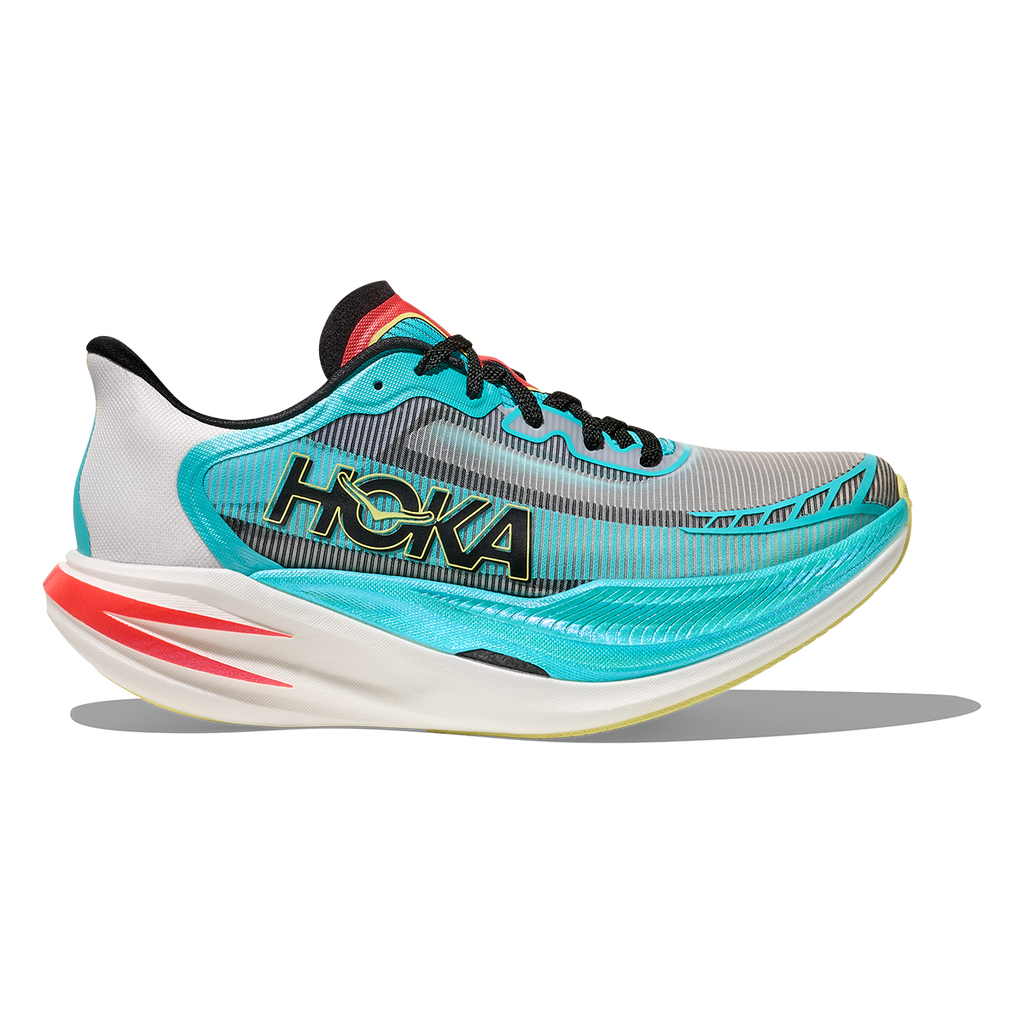 Hoka Cielo X1 2.0 — Frost - Black — Size D — Width 5.5 M / 6.5 W — Detail View