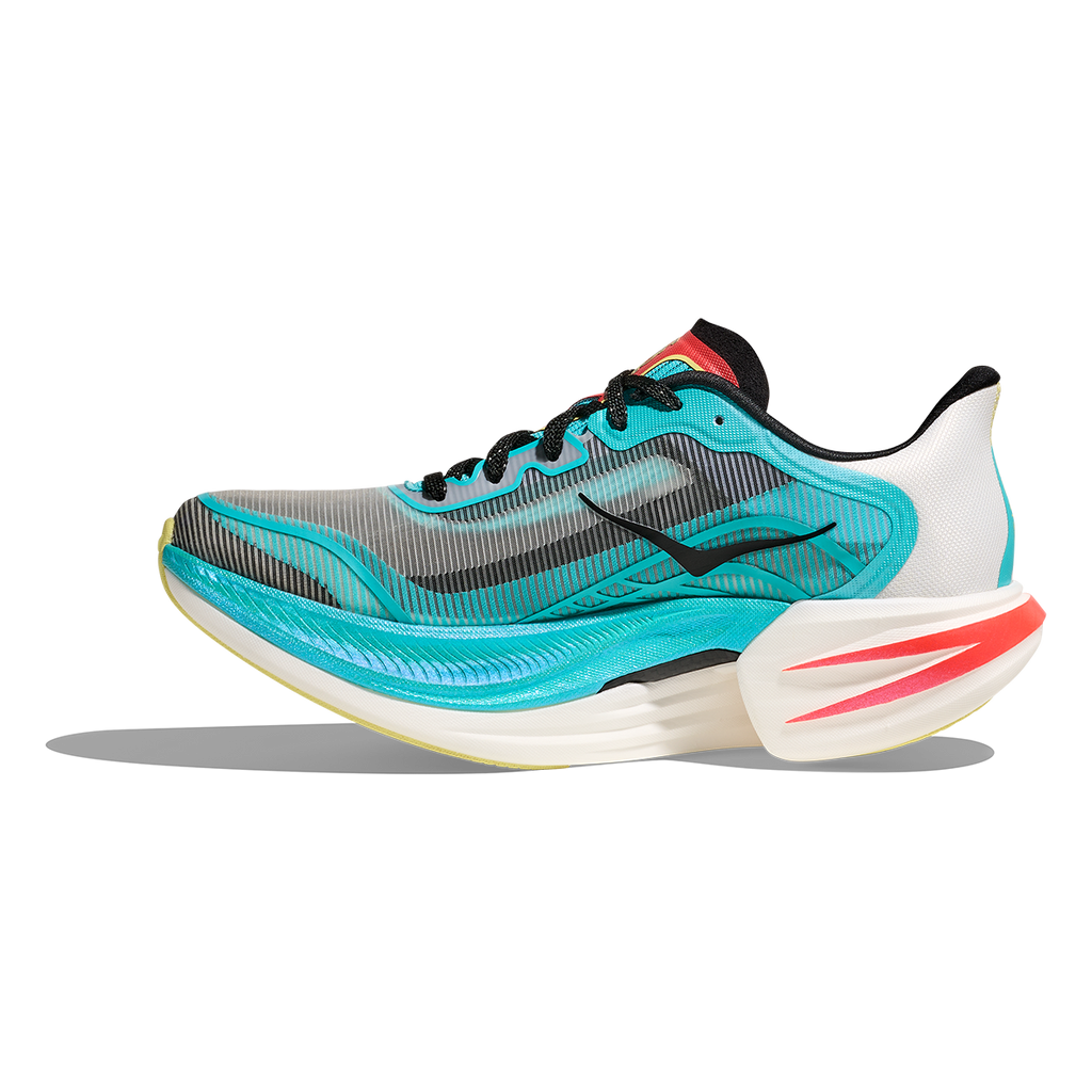 Hoka Cielo X1 2.0 — Frost - Black — Size D — Width 5.5 M / 6.5 W — Lifestyle View