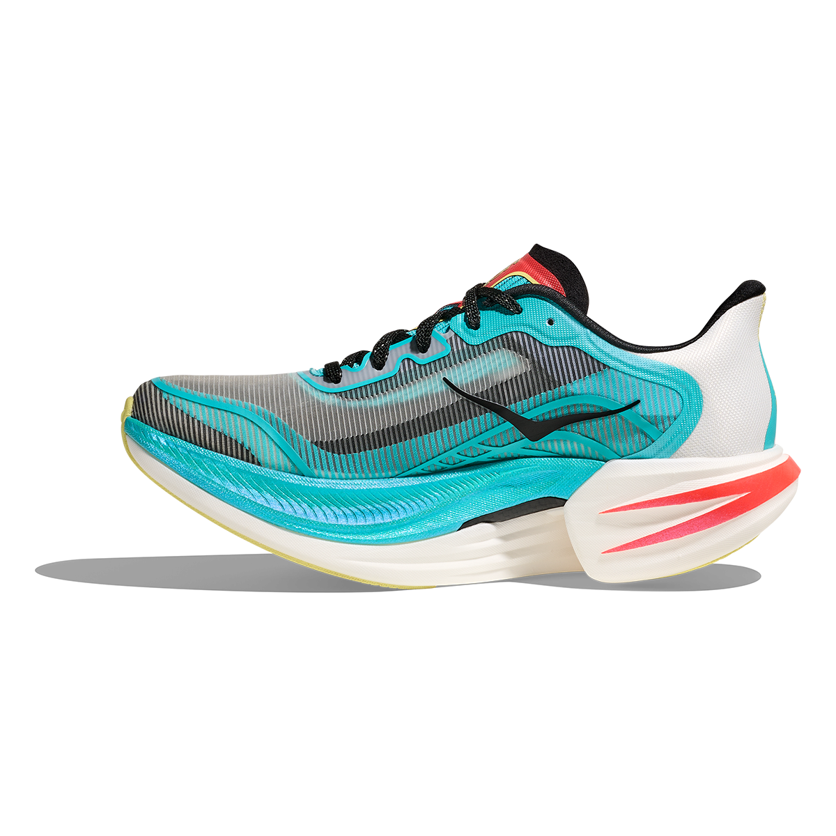 Hoka Cielo X1 2.0 — Frost - Black — Size D — Width 5.5 M / 6.5 W — Lifestyle View