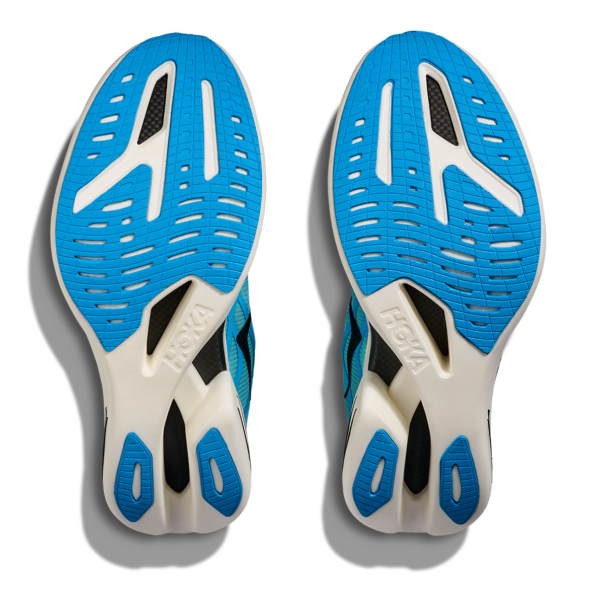 Hoka Cielo X1 2.0 — Frost - Black — Size D — Width 5.5 M / 6.5 W — Top View
