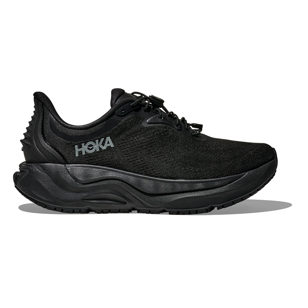 Hoka Arahi SR — Squid Ink - Carbon Black — Size B — Width 5 — Front View