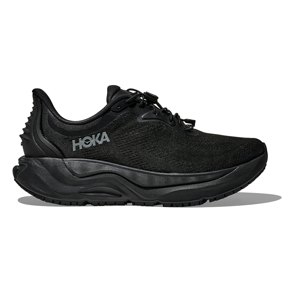 Hoka Arahi SR — Squid Ink - Carbon Black — Size B — Width 5 — Front View