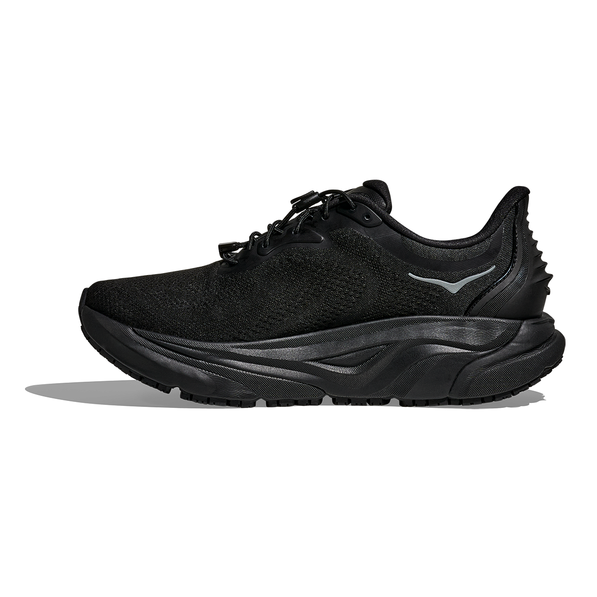 Hoka Arahi SR — Squid Ink - Carbon Black — Size B — Width 5 — Side View