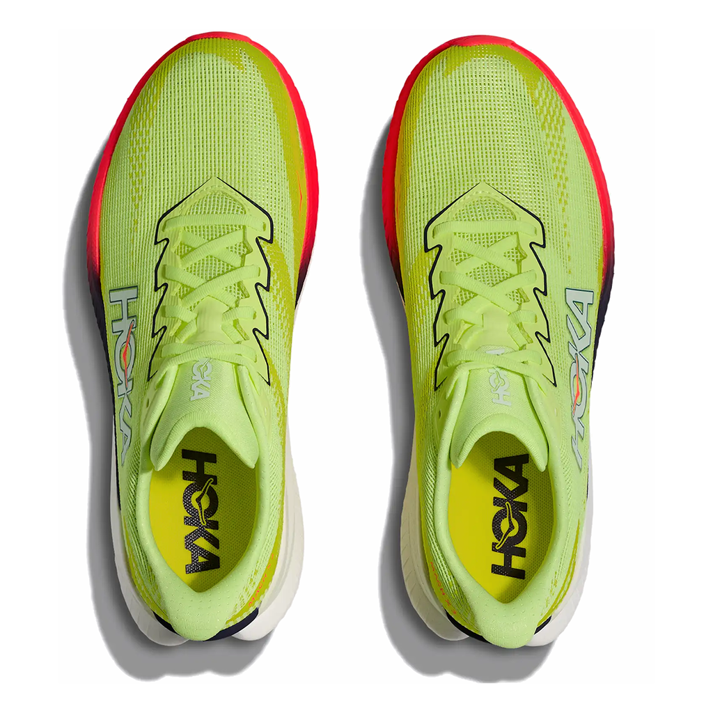 Hoka Mach X 3 — Neon Rose - Neon Tangerine — Size B — Width 6.5 — Alternate View 7