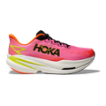 Hoka Mach X 3 — Neon Rose - Neon Tangerine — Size B — Width 6.5 — Front View