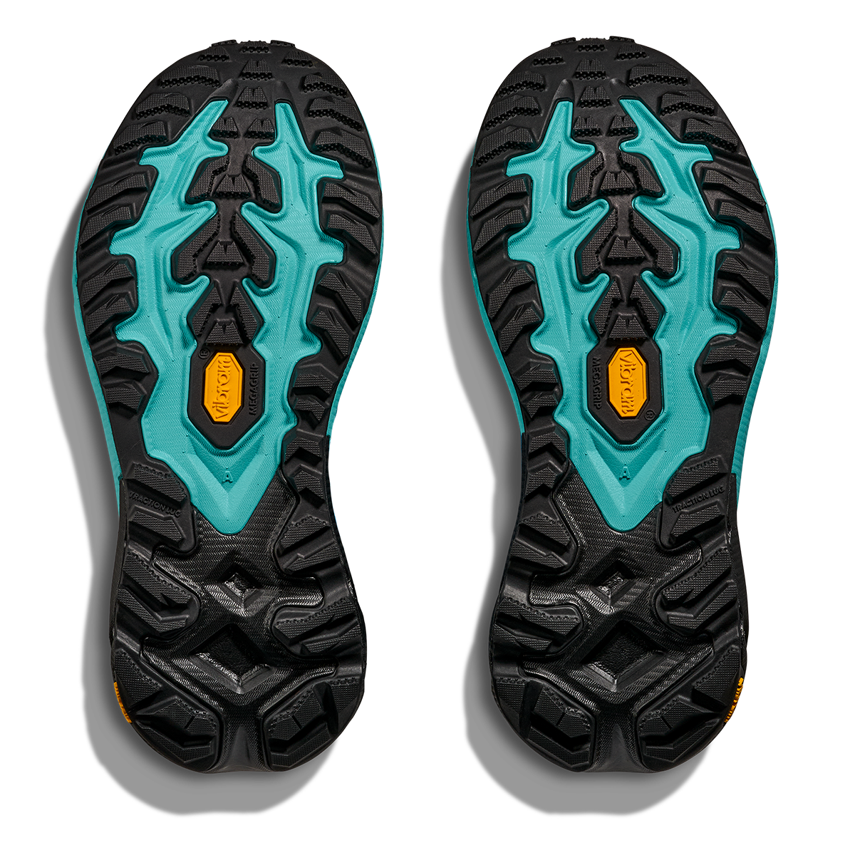 Hoka Mafate 5 — Skyward Blue - Black — Size B — Width 5 — Top View
