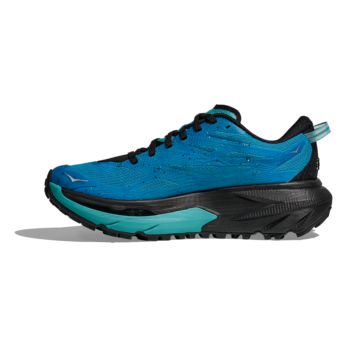 Hoka Mafate 5 — Skyward Blue - Black — Size B — Width 5 — Side View