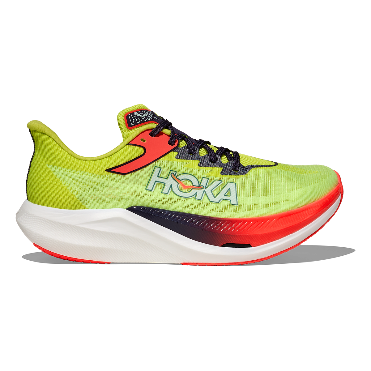 Hoka Rocket X 3 — White - Black — Size D — Width 5.5 M / 6.5 W — Alternate View 17