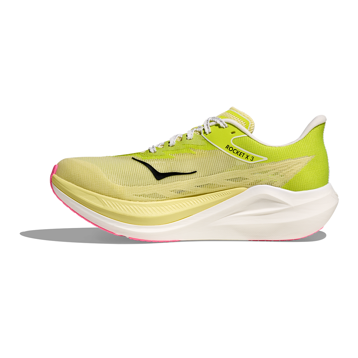 Hoka Rocket X 3 — White - Black — Size D — Width 5.5 M / 6.5 W — Lifestyle View