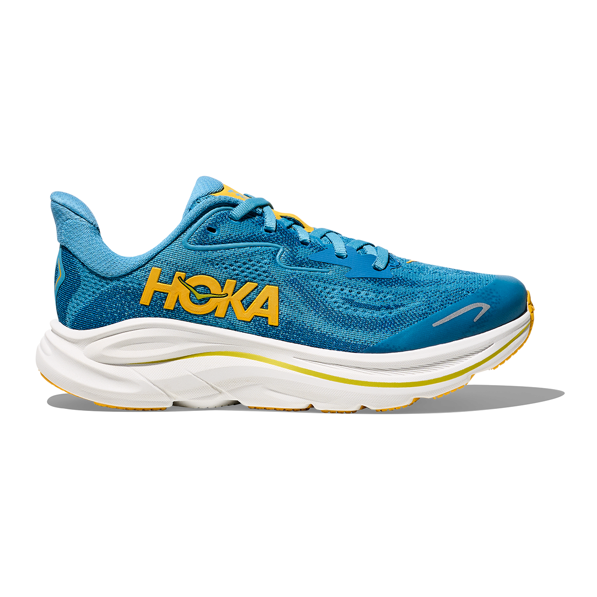 Hoka Clifton 10 Big Kids — Alpine Blue - Foggy Night — Size Y — Width 3.5 — Alternate View 9