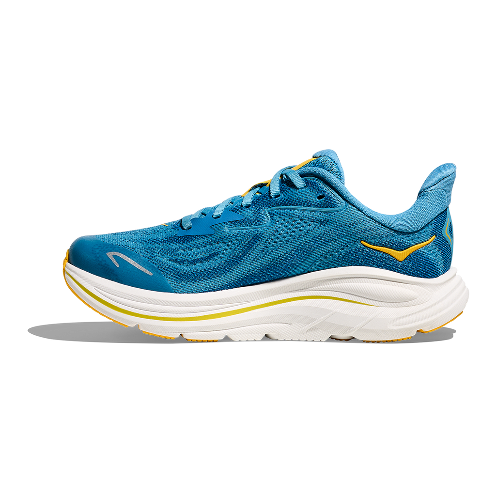 Hoka Clifton 10 Big Kids — Alpine Blue - Foggy Night — Size Y — Width 3.5 — Alternate View 10