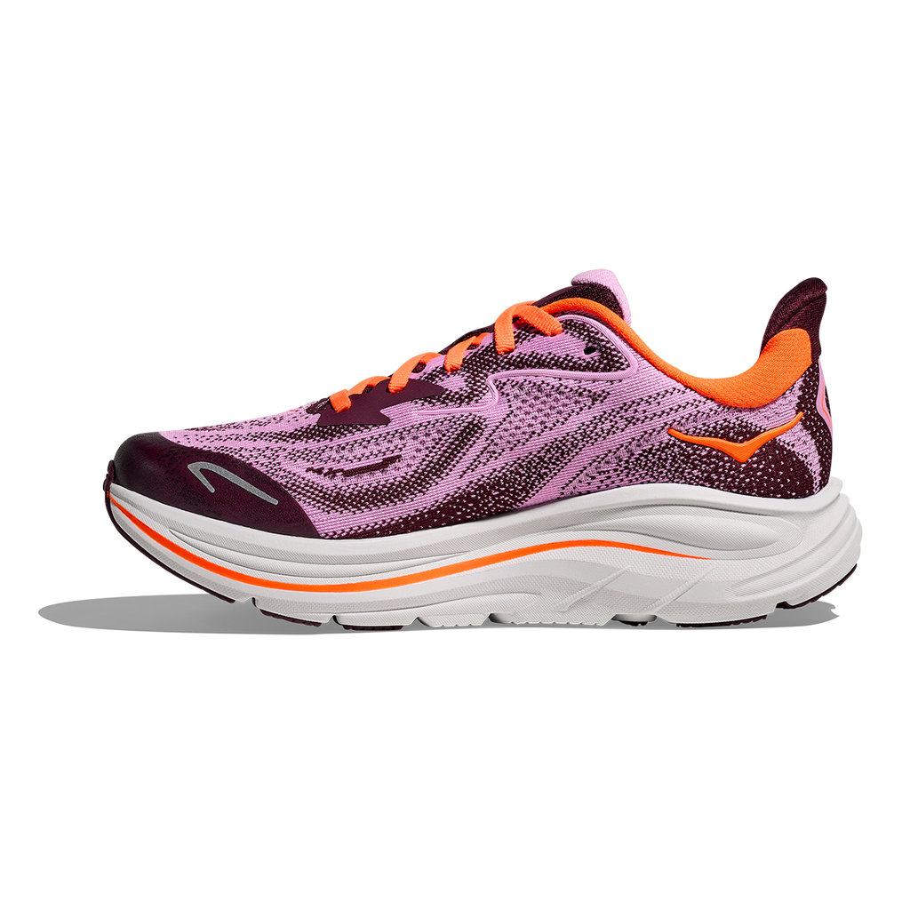 Hoka Clifton 10 Big Kids — Alpine Blue - Foggy Night — Size Y — Width 3.5 — Alternate View 22