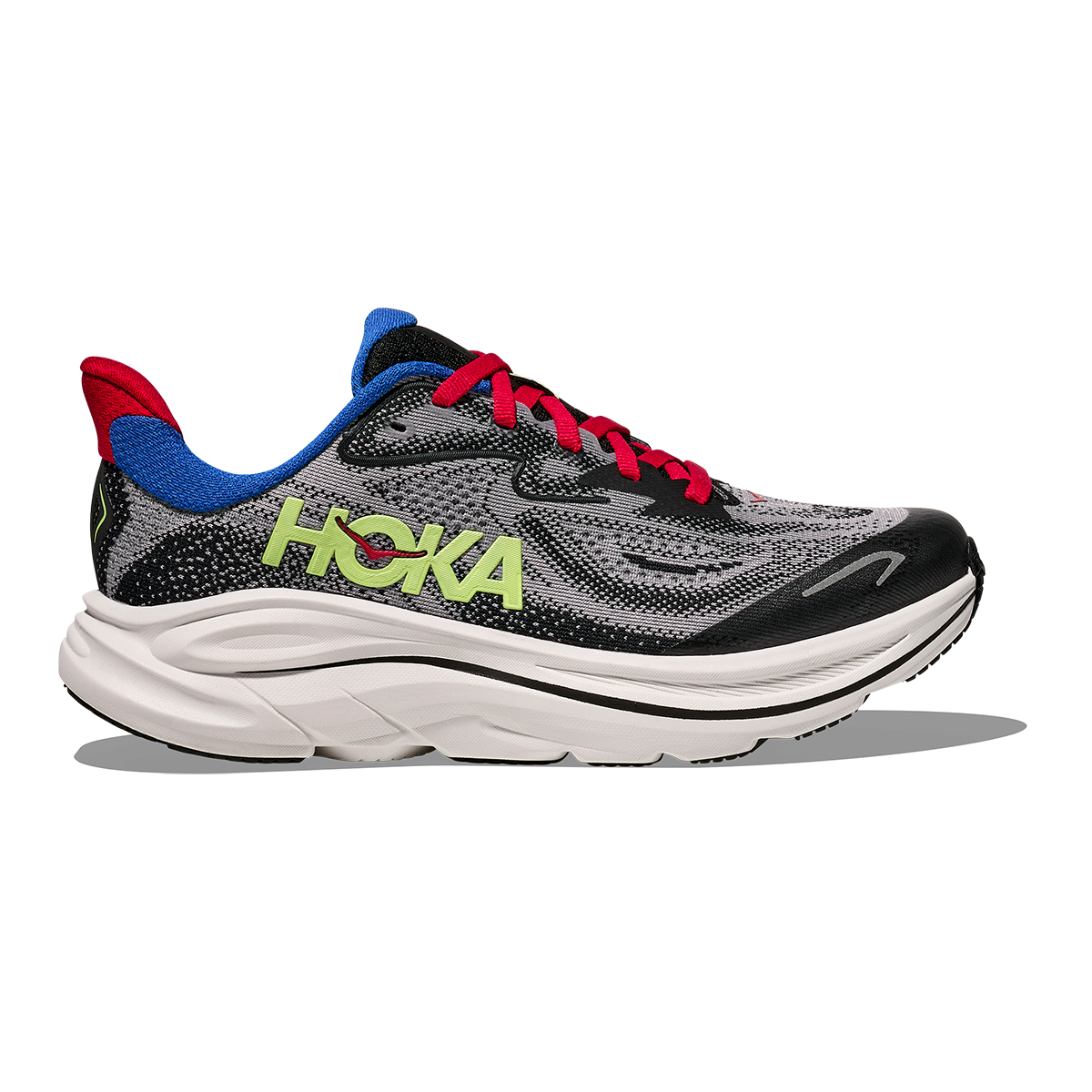 Hoka Clifton 10 Big Kids — Alpine Blue - Foggy Night — Size Y — Width 3.5 — Alternate View 45