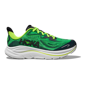 Hoka Clifton 10 Big Kids — Alpine Blue - Foggy Night — Size Y — Width 3.5 — Front View