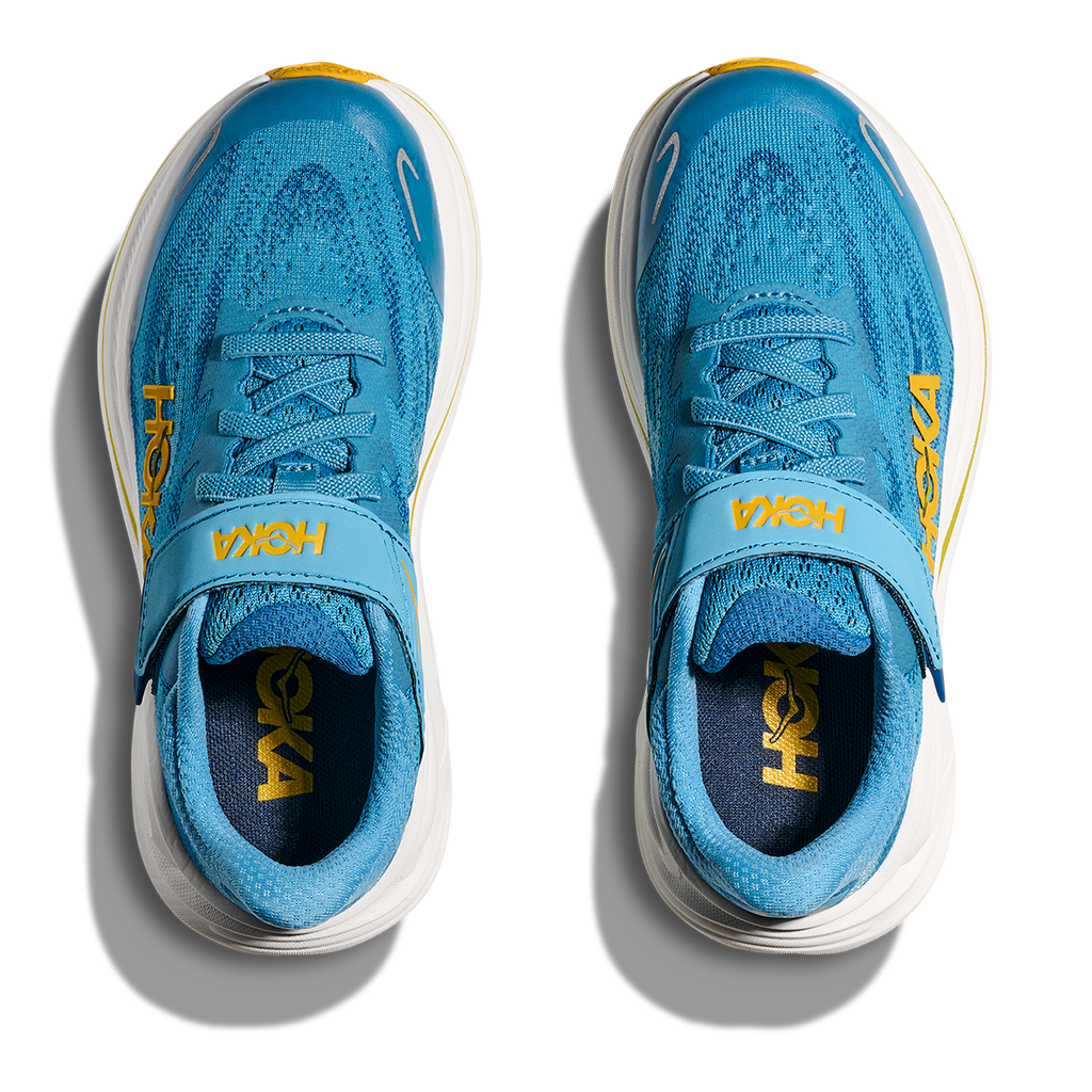 Hoka Clifton 10 Little Kids — Alpine Blue - Foggy Night — Size K — Width 10.5 — Alternate View 8