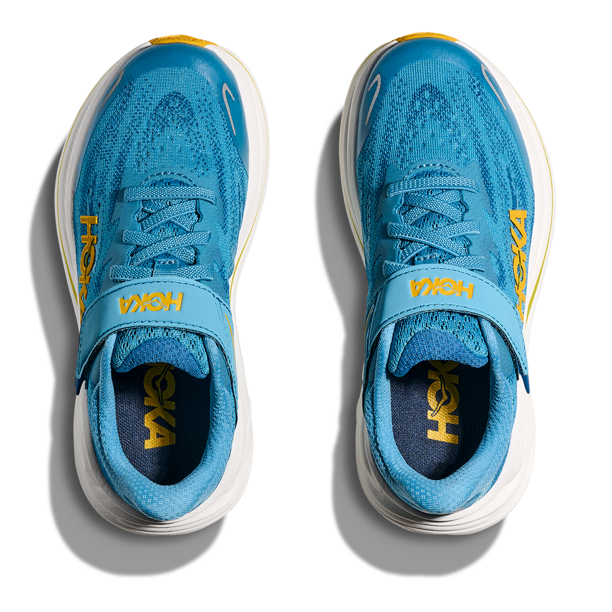 Hoka Clifton 10 Little Kids — Alpine Blue - Foggy Night — Size K — Width 10.5 — Alternate View 8