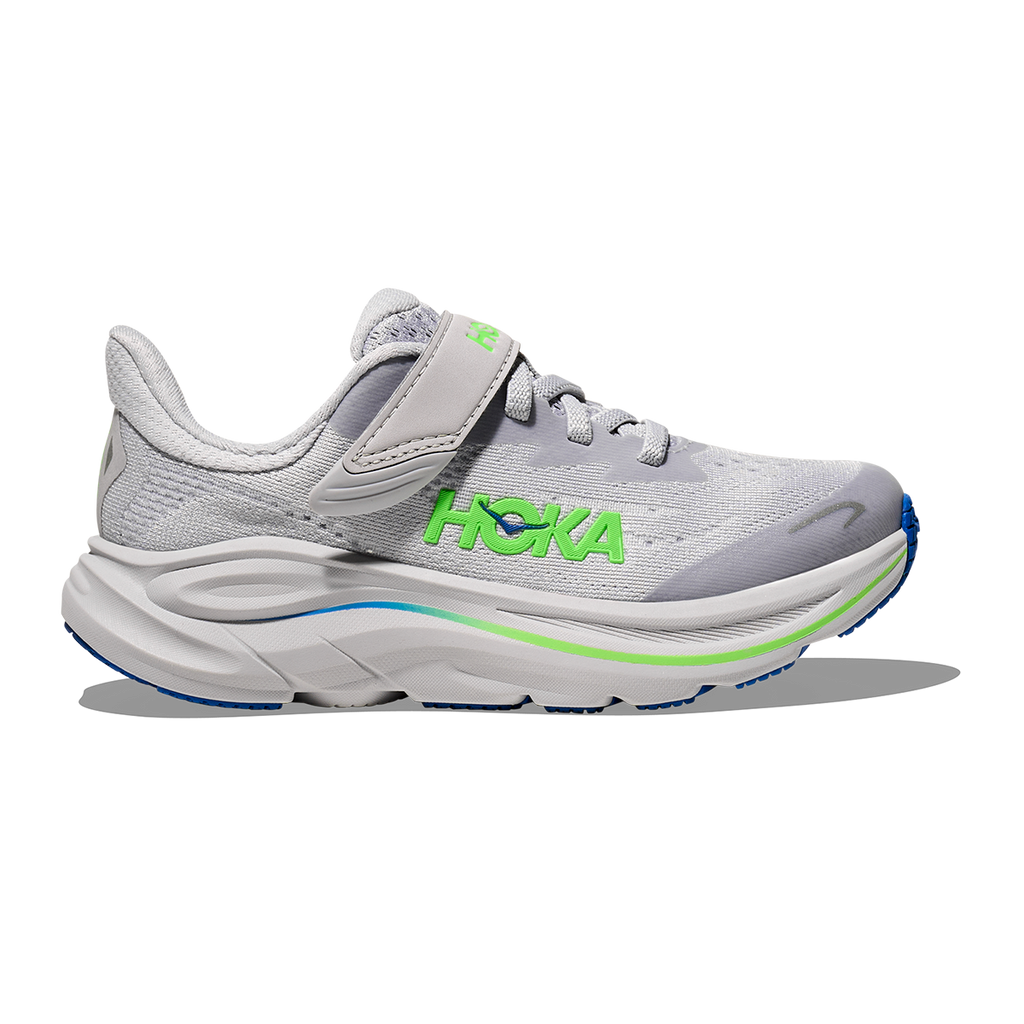 Hoka Clifton 10 Little Kids — Alpine Blue - Foggy Night — Size K — Width 10.5 — Alternate View 44
