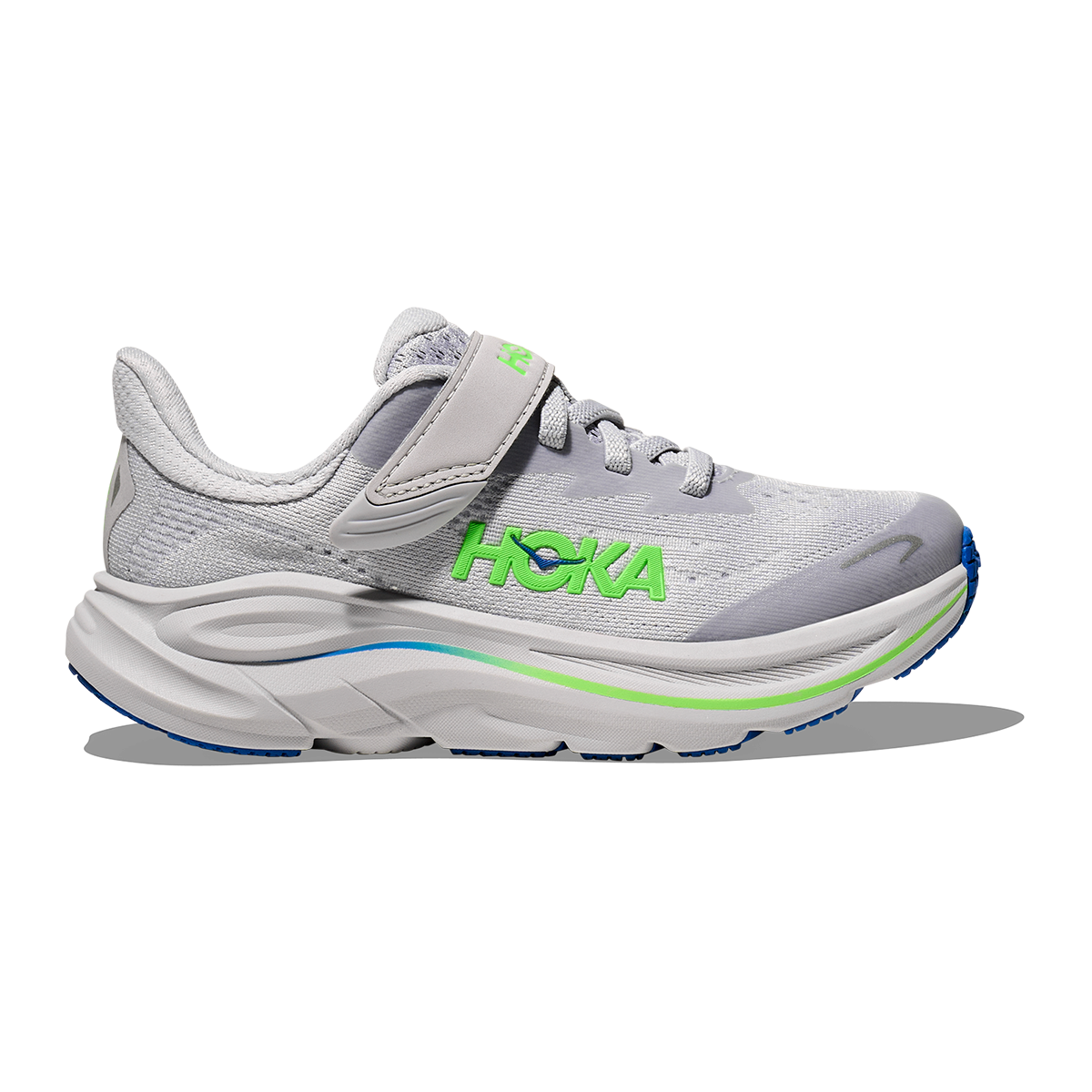 Hoka Clifton 10 Little Kids — Alpine Blue - Foggy Night — Size K — Width 10.5 — Alternate View 44