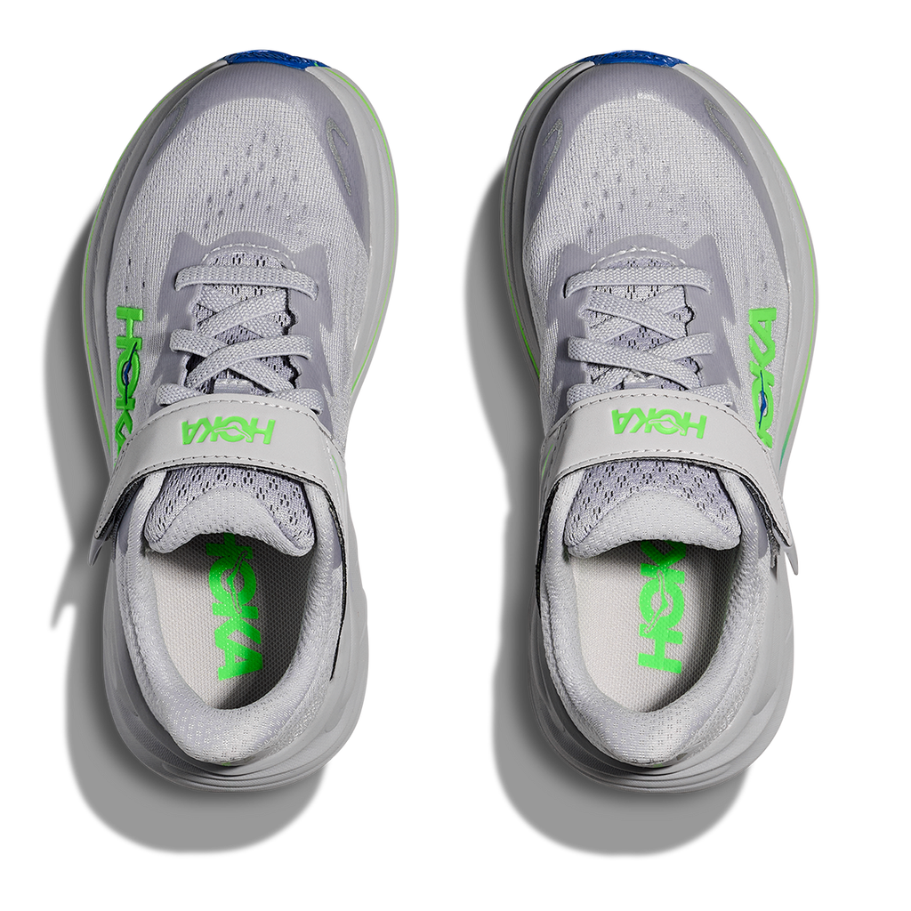 Hoka Clifton 10 Little Kids — Alpine Blue - Foggy Night — Size K — Width 10.5 — Alternate View 46