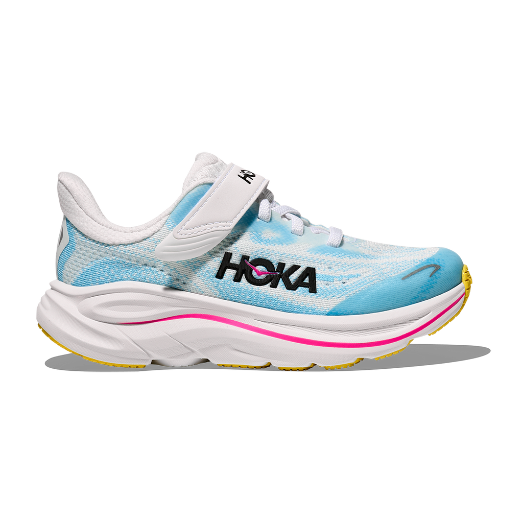 Hoka Clifton 10 Little Kids — Alpine Blue - Foggy Night — Size K — Width 10.5 — Alternate View 32