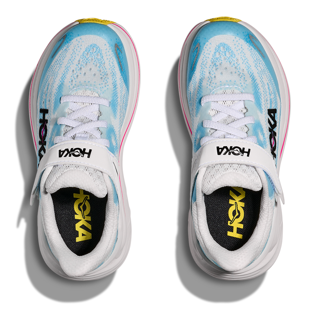 Hoka Clifton 10 Little Kids — Alpine Blue - Foggy Night — Size K — Width 10.5 — Alternate View 34