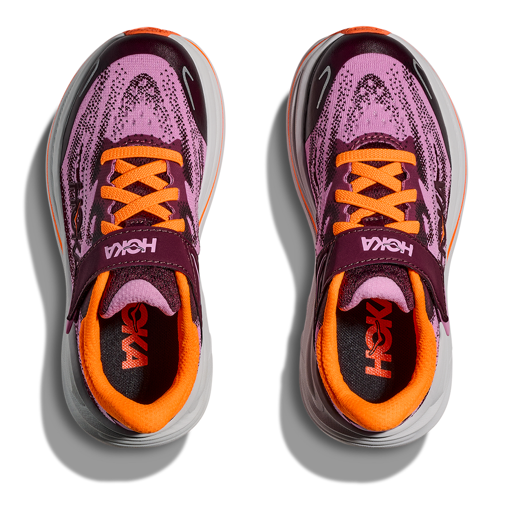 Hoka Clifton 10 Little Kids — Alpine Blue - Foggy Night — Size K — Width 10.5 — Alternate View 22