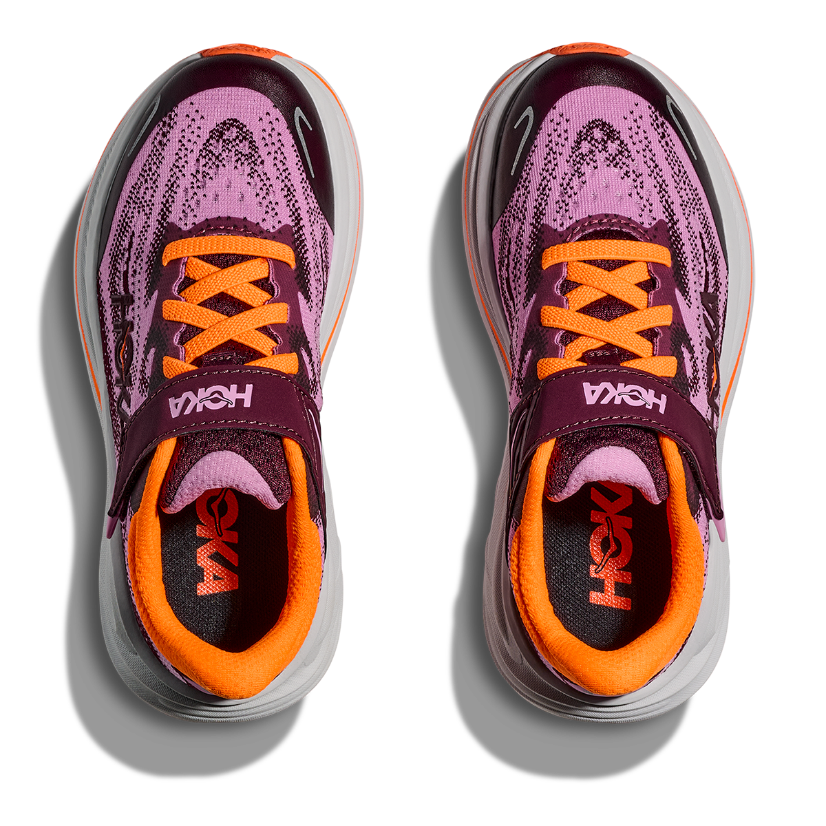 Hoka Clifton 10 Little Kids — Alpine Blue - Foggy Night — Size K — Width 10.5 — Alternate View 22