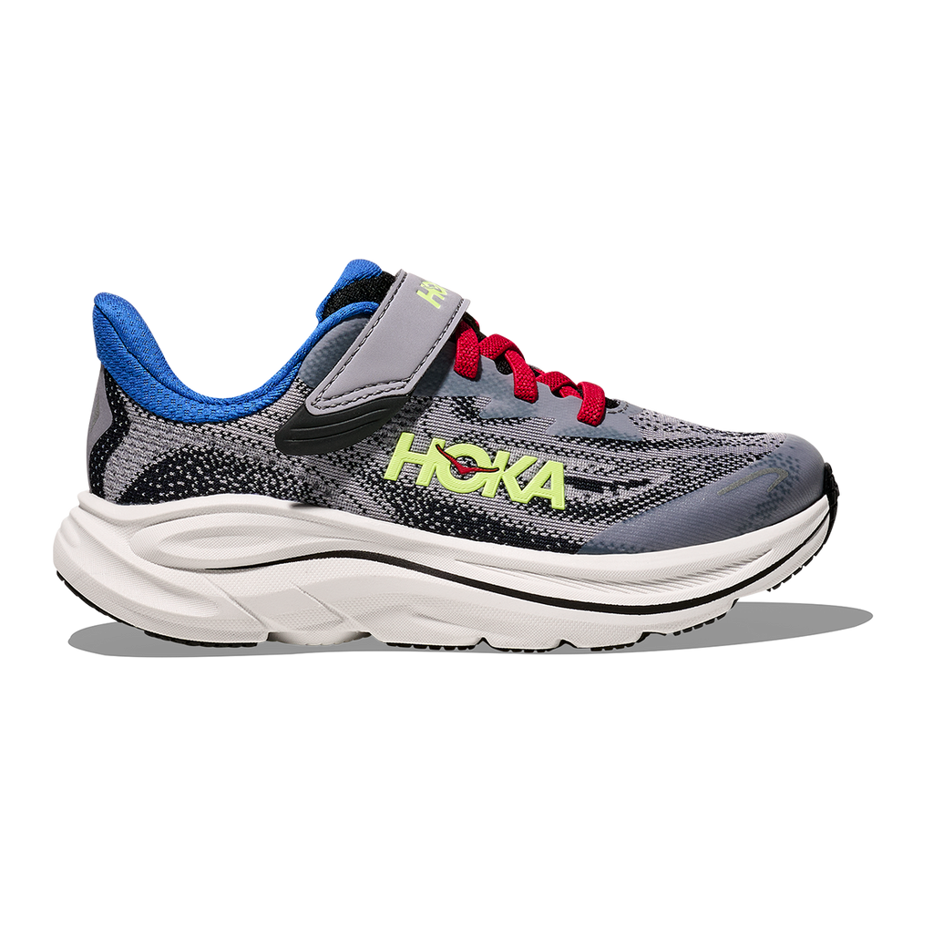 Hoka Clifton 10 Little Kids — Alpine Blue - Foggy Night — Size K — Width 10.5 — Alternate View 28