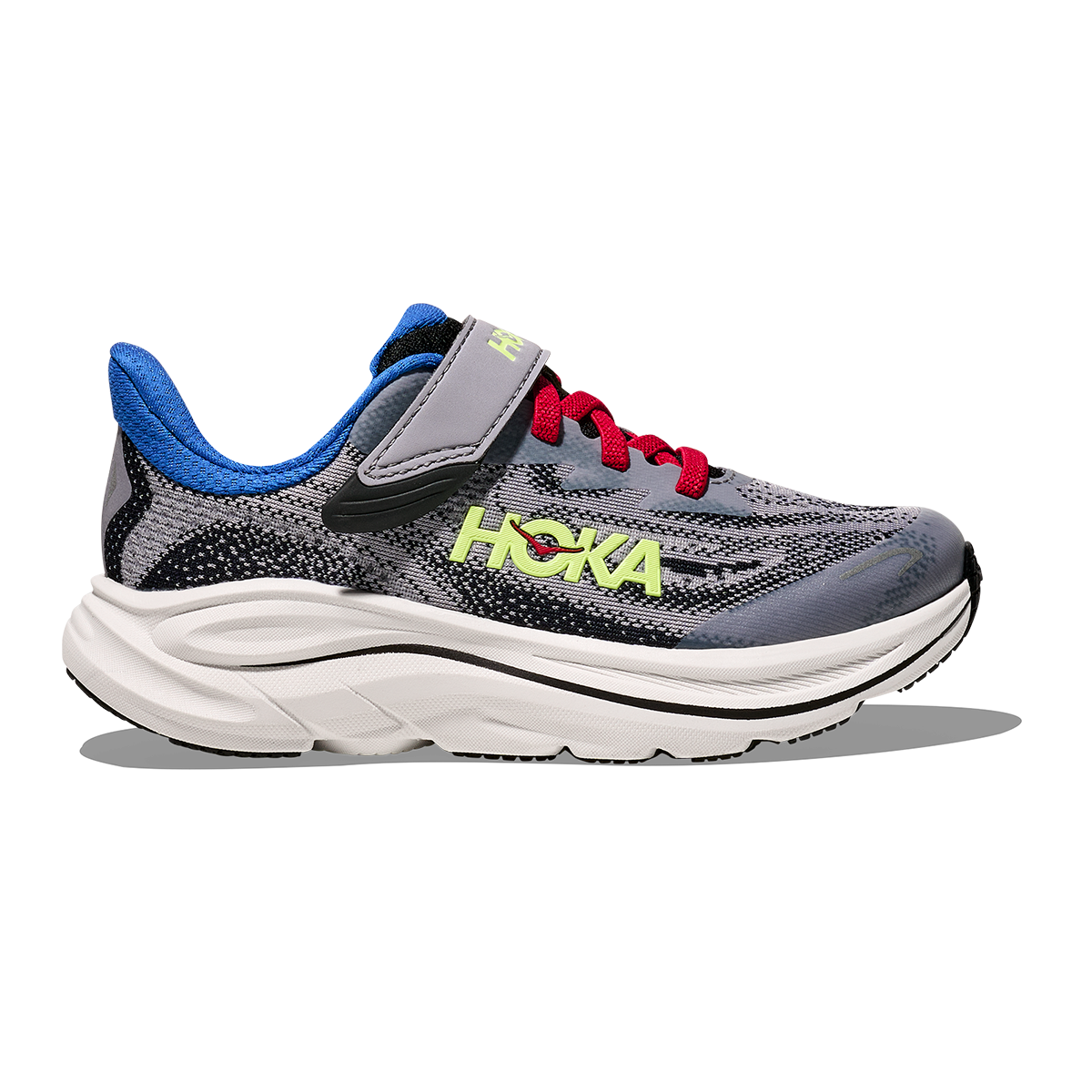 Hoka Clifton 10 Little Kids — Alpine Blue - Foggy Night — Size K — Width 10.5 — Alternate View 28