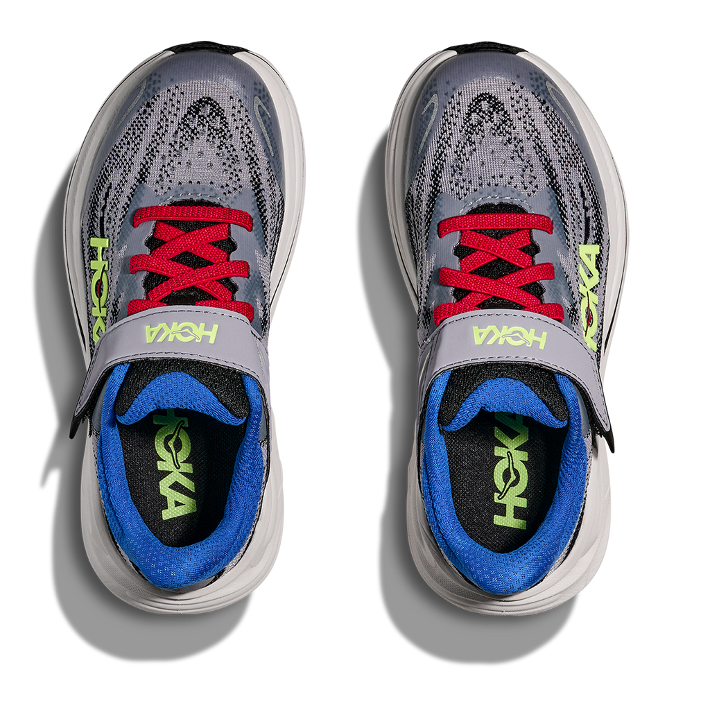 Hoka Clifton 10 Little Kids — Alpine Blue - Foggy Night — Size K — Width 10.5 — Alternate View 30