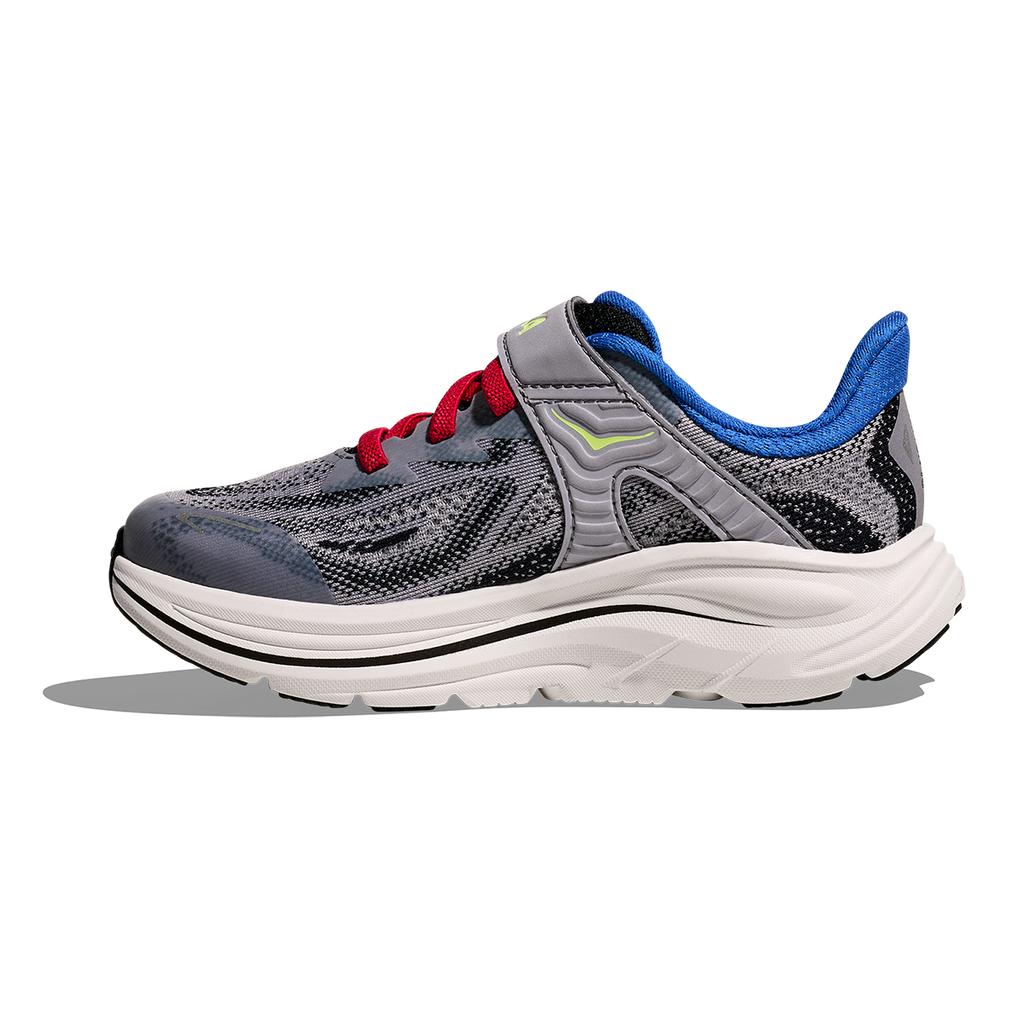 Hoka Clifton 10 Little Kids — Alpine Blue - Foggy Night — Size K — Width 10.5 — Alternate View 29