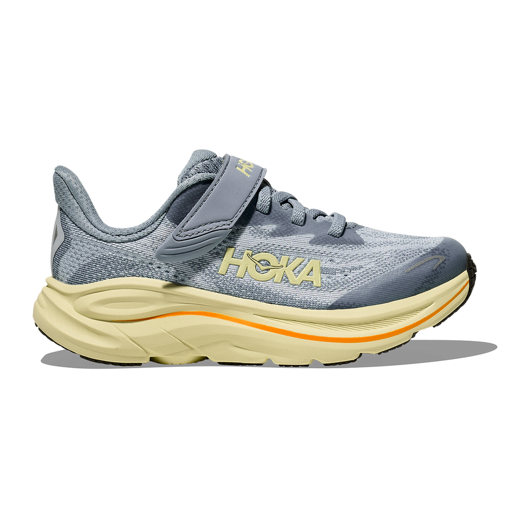 Hoka Clifton 10 Little Kids — Alpine Blue - Foggy Night — Size K — Width 10.5 — Alternate View 40