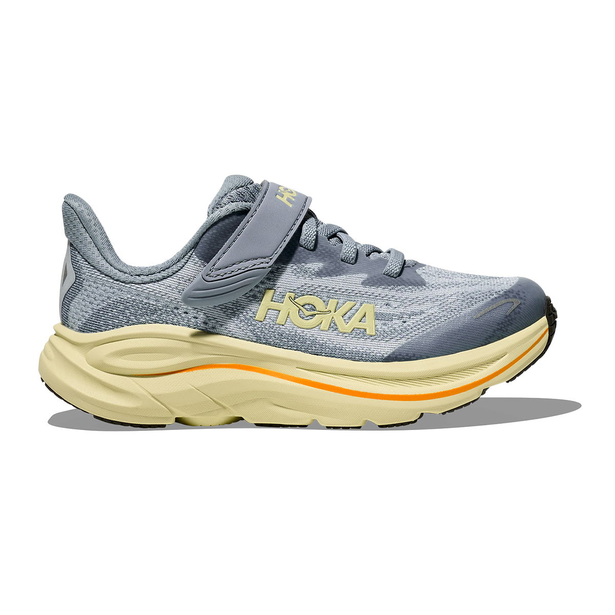 Hoka Clifton 10 Little Kids — Alpine Blue - Foggy Night — Size K — Width 10.5 — Alternate View 40