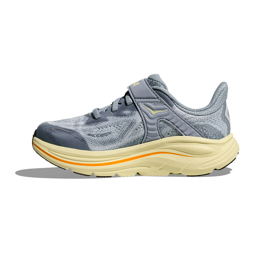 Hoka Clifton 10 Little Kids — Alpine Blue - Foggy Night — Size K — Width 10.5 — Alternate View 41