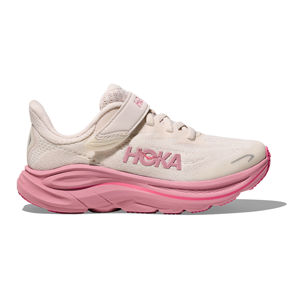 Hoka Clifton 10 Little Kids — Alpine Blue - Foggy Night — Size K — Width 10.5 — Front View