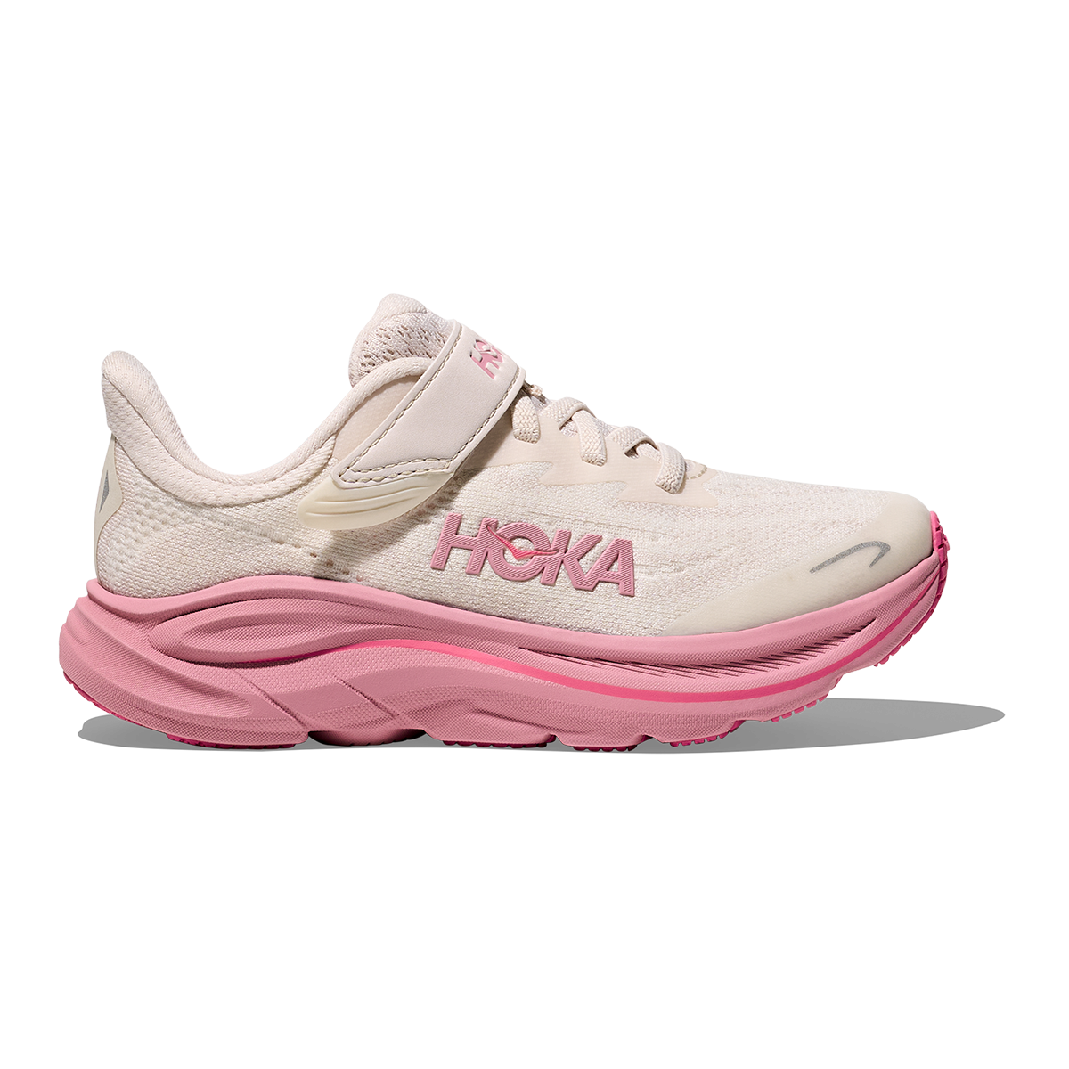 Hoka Clifton 10 Little Kids — Alpine Blue - Foggy Night — Size K — Width 10.5 — Front View
