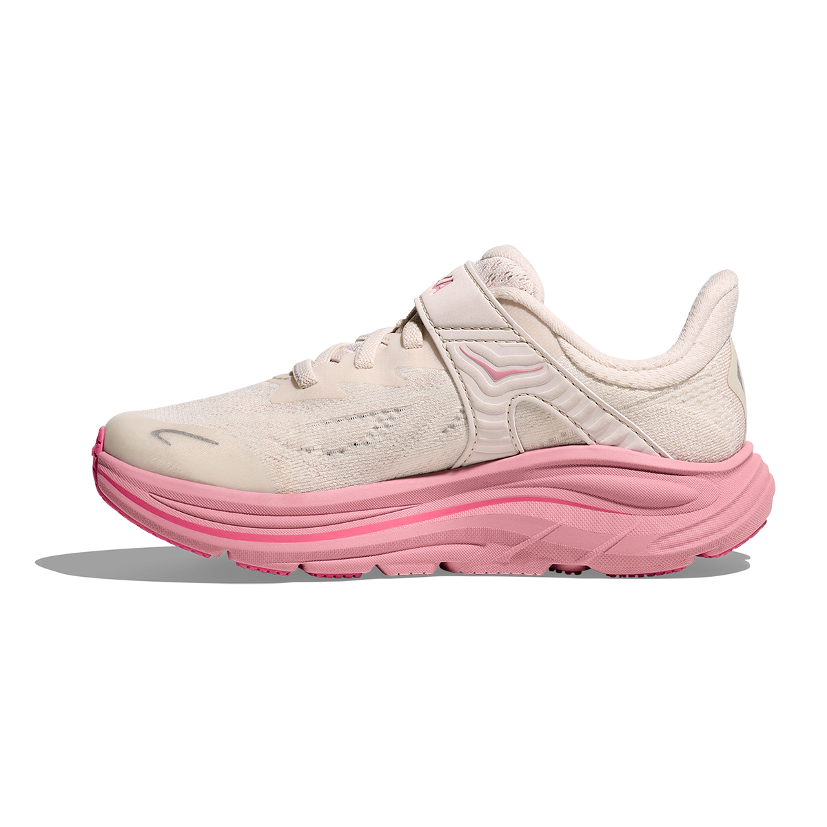 Hoka Clifton 10 Little Kids — Alpine Blue - Foggy Night — Size K — Width 10.5 — Side View