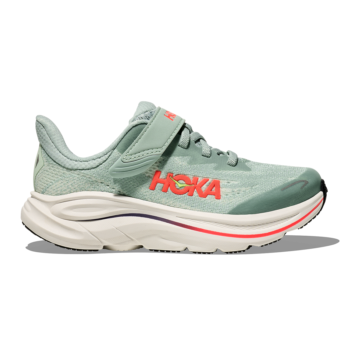 Hoka Clifton 10 Little Kids — Alpine Blue - Foggy Night — Size K — Width 10.5 — Alternate View 36