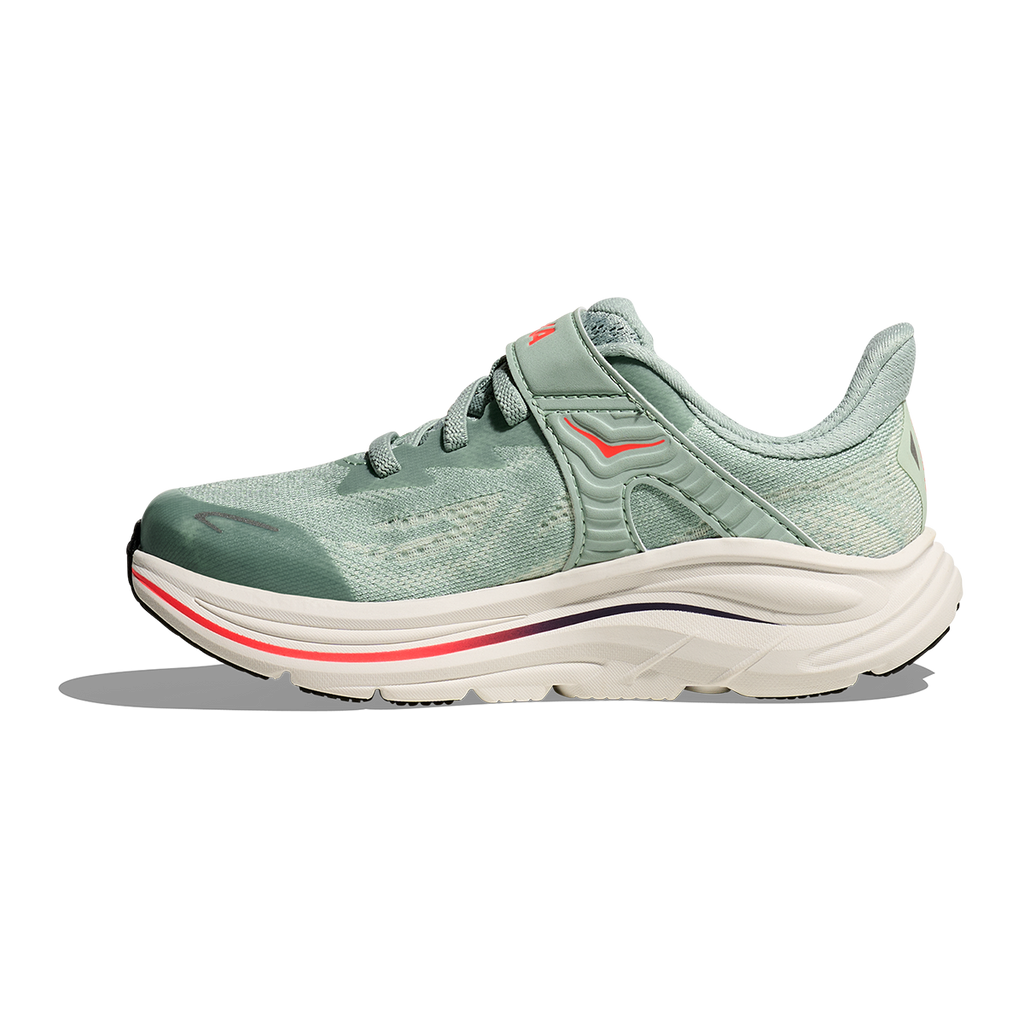 Hoka Clifton 10 Little Kids — Alpine Blue - Foggy Night — Size K — Width 10.5 — Alternate View 37