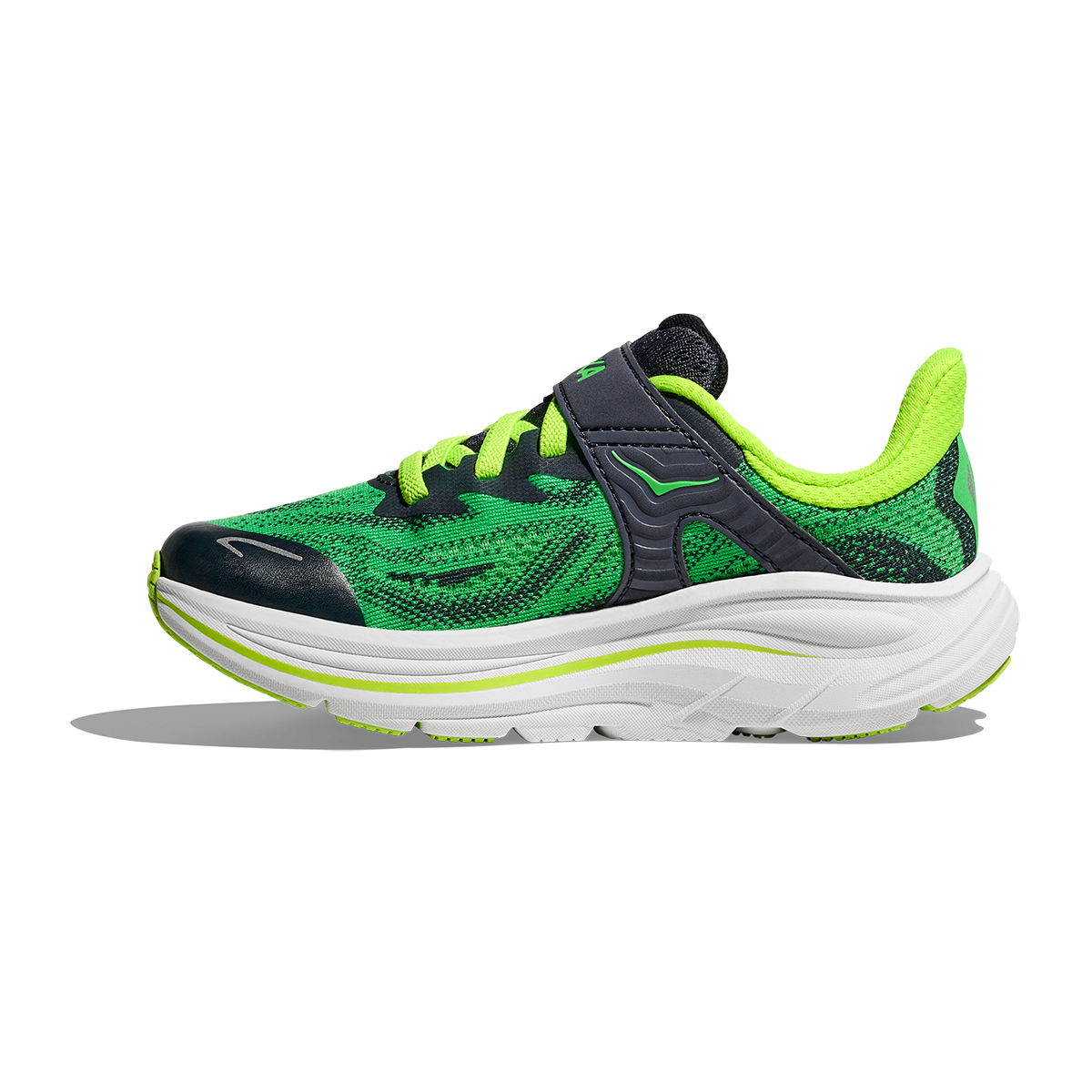 Hoka Clifton 10 Little Kids — Alpine Blue - Foggy Night — Size K — Width 10.5 — Alternate View 10